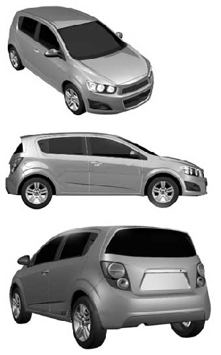 Появились изображения нового Chevrolet Aveo