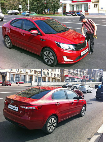 Первые фото нового бюджетника Kia Rio
